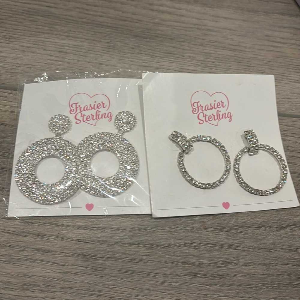 NEW Fraiser Sterling Earrings (2 pairs)